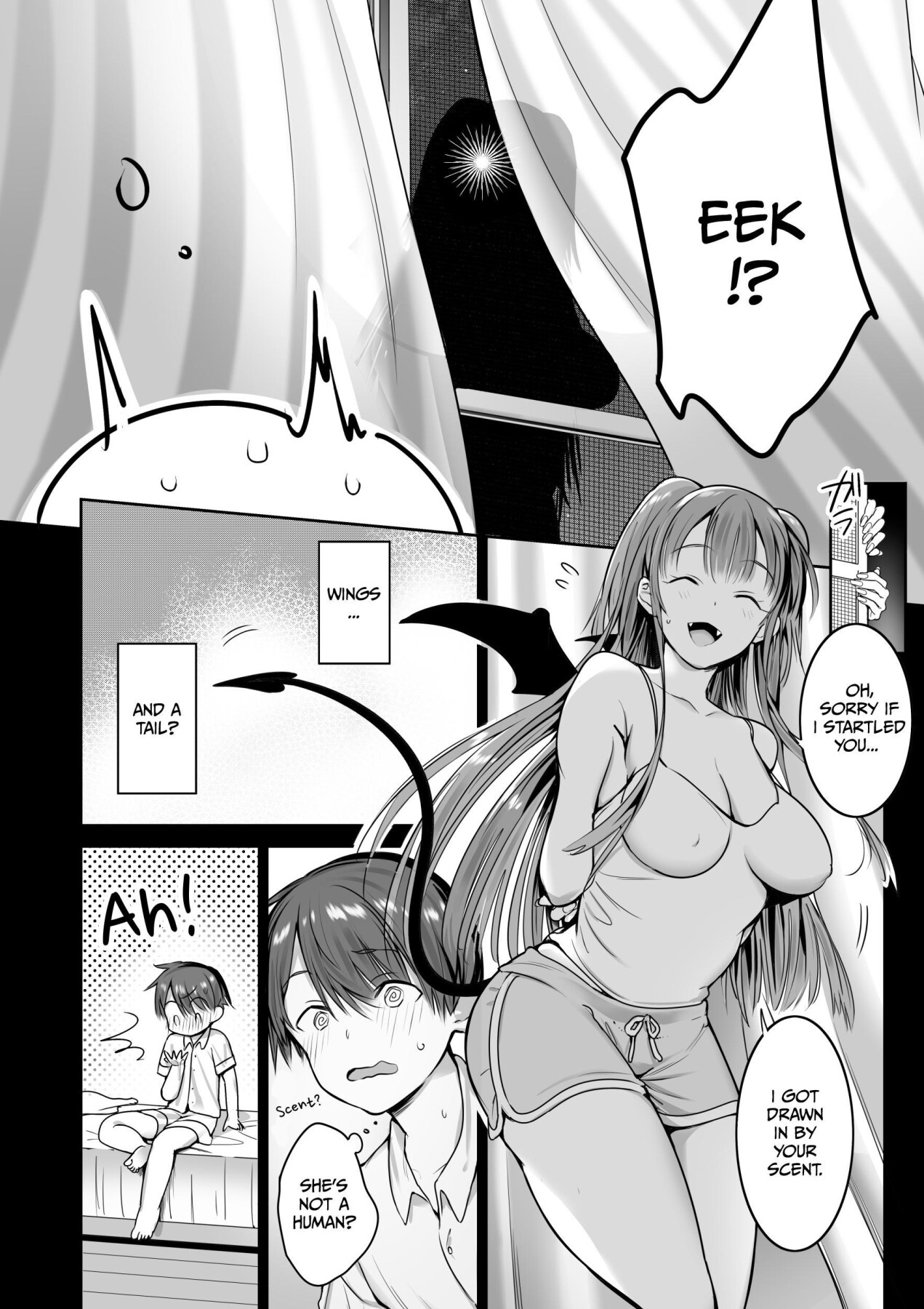 Hentai Manga Comic-Succubus Comes Knocking On My Door-Read-6